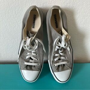 Grey Converse All Star, low top sneaker, men’s size 11